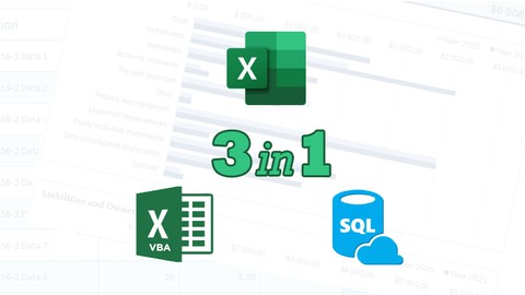 The 3-in-1 Excel, VBA & SQL Master Course