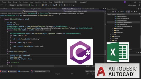 Learn Autocad API with C# - MVVM - WPF