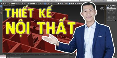 Thiết kế nội thất - vẽ công trình thực tế (CAD + 3DSMAX)